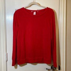 Red Victoria’s Secret pj top